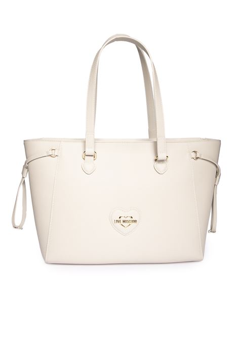 Ivory shopping bag LOVE MOSCHINO | R-JC4261PP0IKL0-110